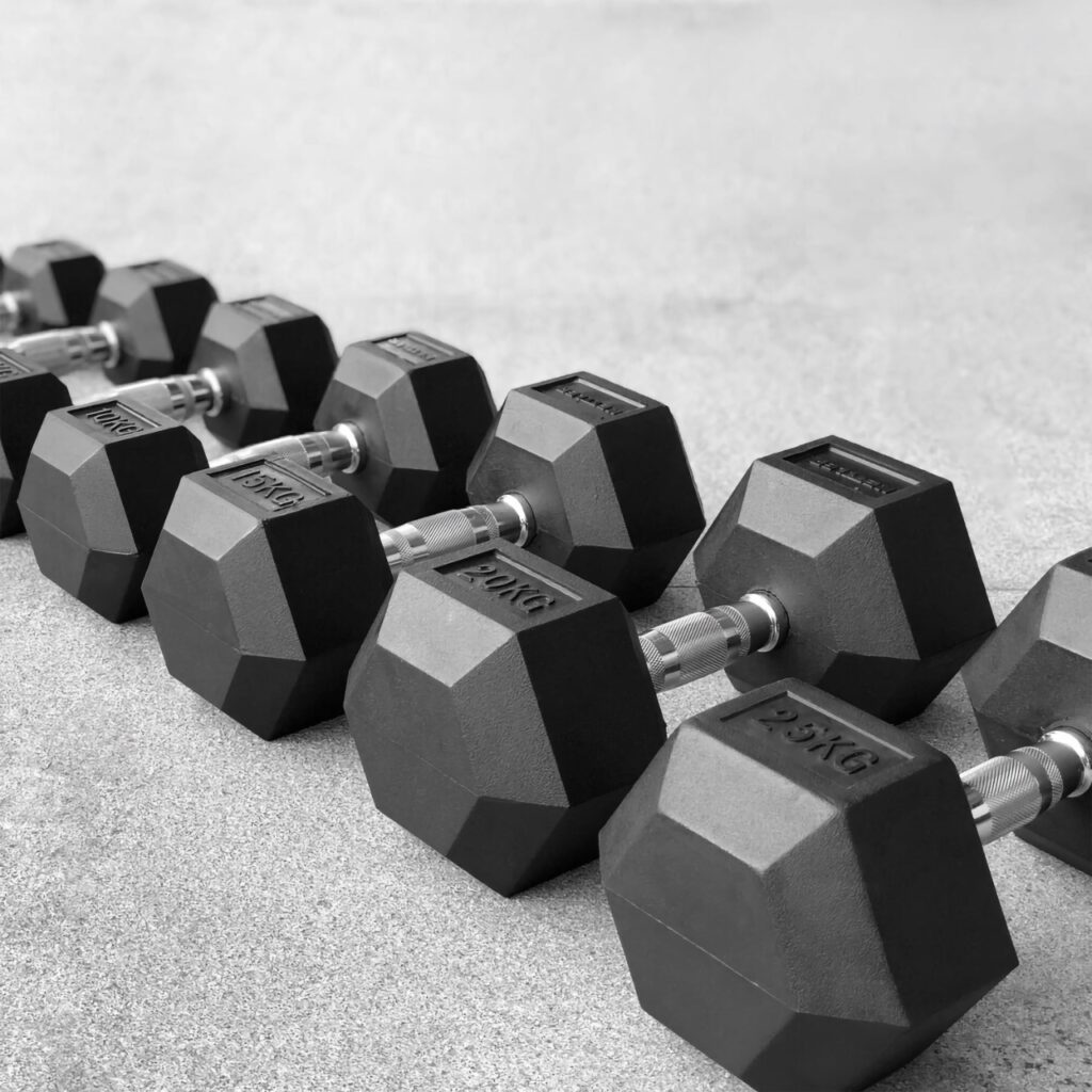 Hexagonalna Gumirana Ročna Utež | 10 kg