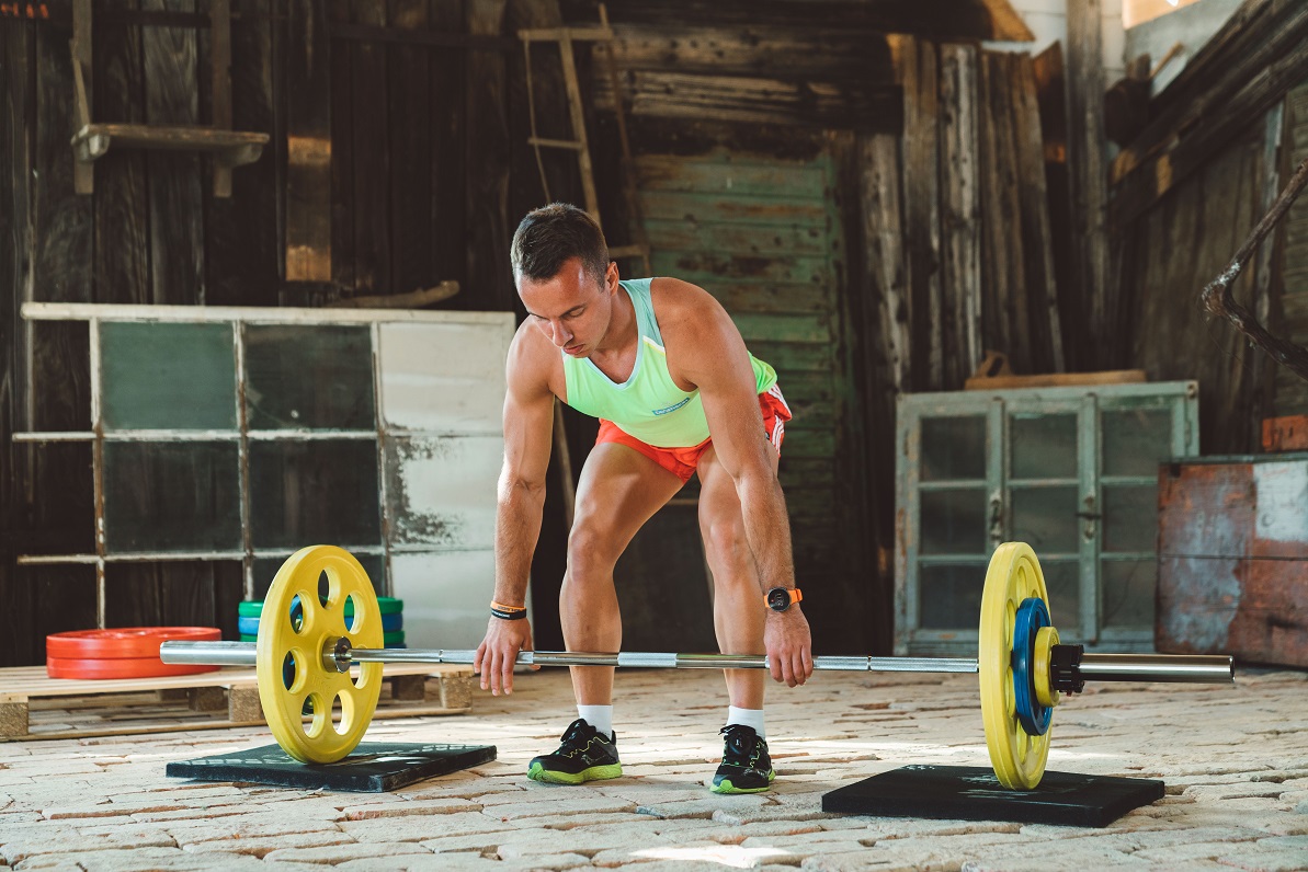 SET OLIMPIJSKIH 7-GRIP GUMIRANIH UTEŽI 180kg z OLIMPIJSKO TEAM LINE PALICO 220 cm - slika 14