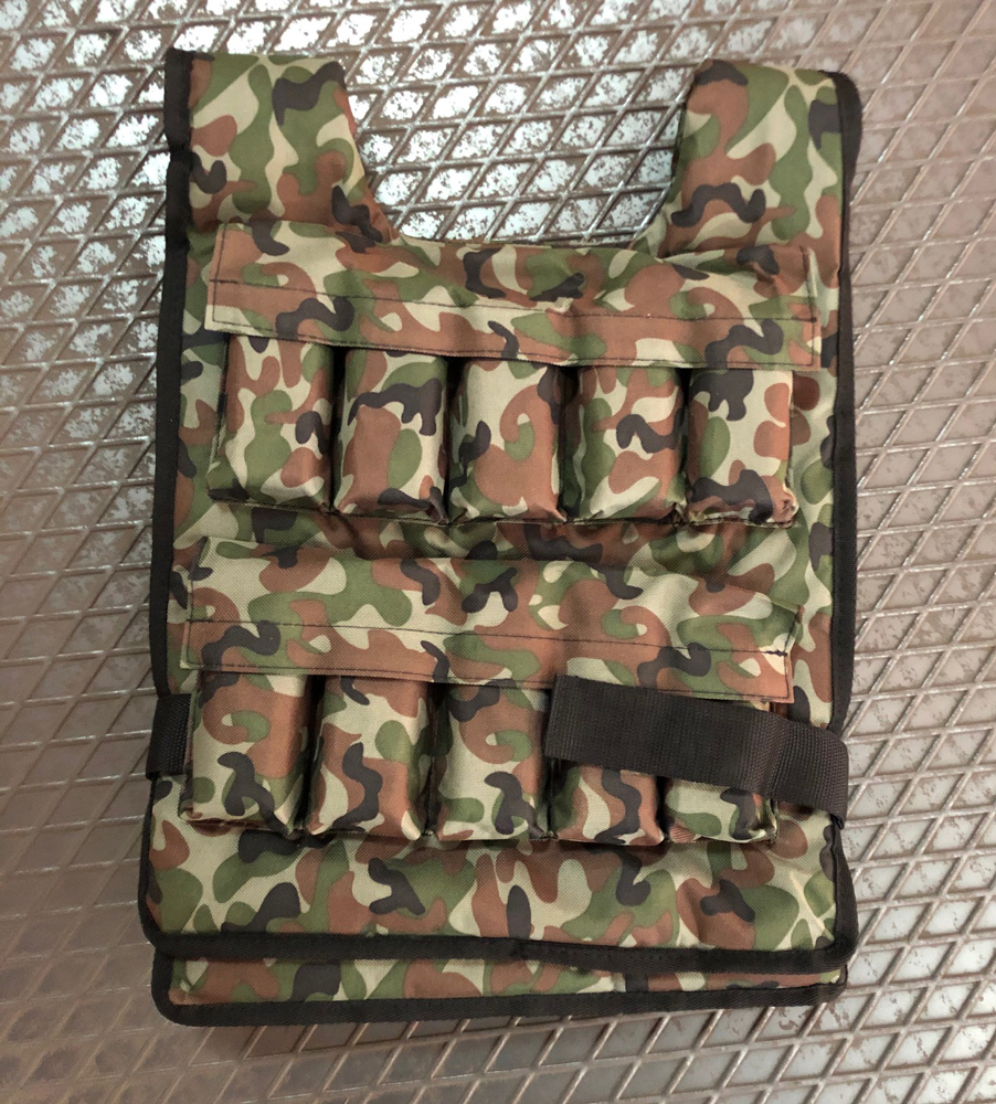 Obtežilni jopič – MASKIRNI 10kg - slika 2