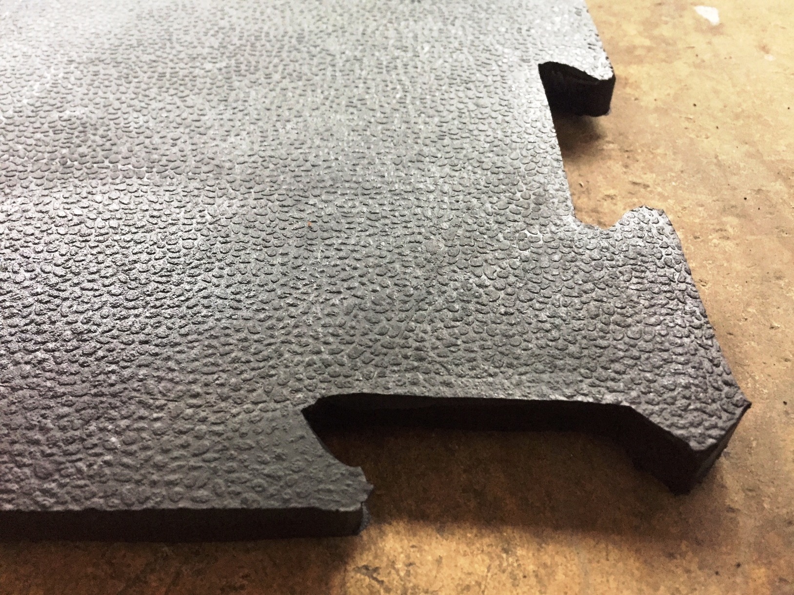 GUMIRANA TALNA PODLAGA, 1000 x 1000 x 17 mm, ČRNA - slika 2