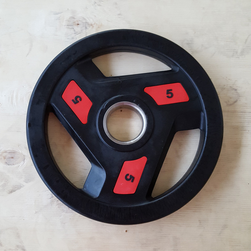 DISK OLIMPIJSKI GUMIRANI TRIGRIP CS 15 KG * PREMER 51 MM* - slika 8