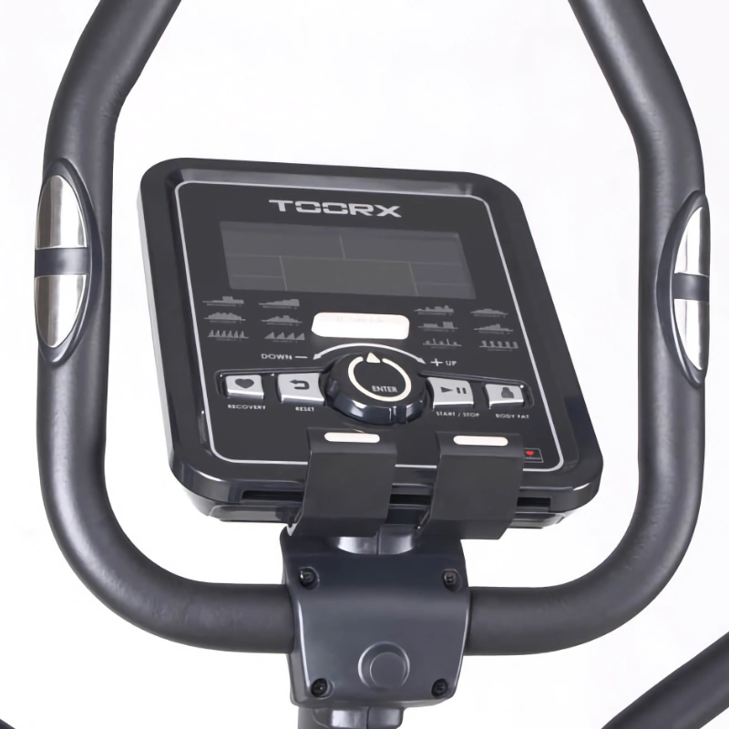 Toorx ERX 300 eliptični trenažer – magnetni upor, 16 kg vztrajnik, iConsole+ in Kinomap povezljivost