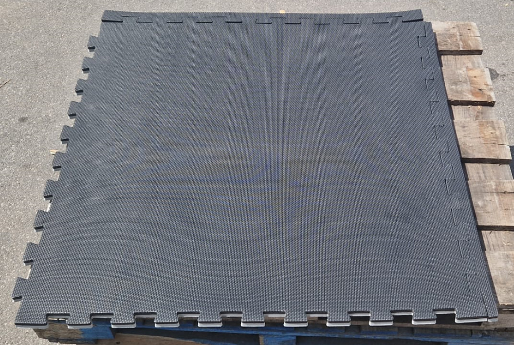 SESTAVLJIVE BLAZINE TATAMI 1mx1mx2cm, ČRNO-SIVA - slika 4