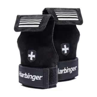 Ročaji za dviganje Harbinger Lifting Grips | L/XL | Prebijte meje svojega oprijema brez žuljev