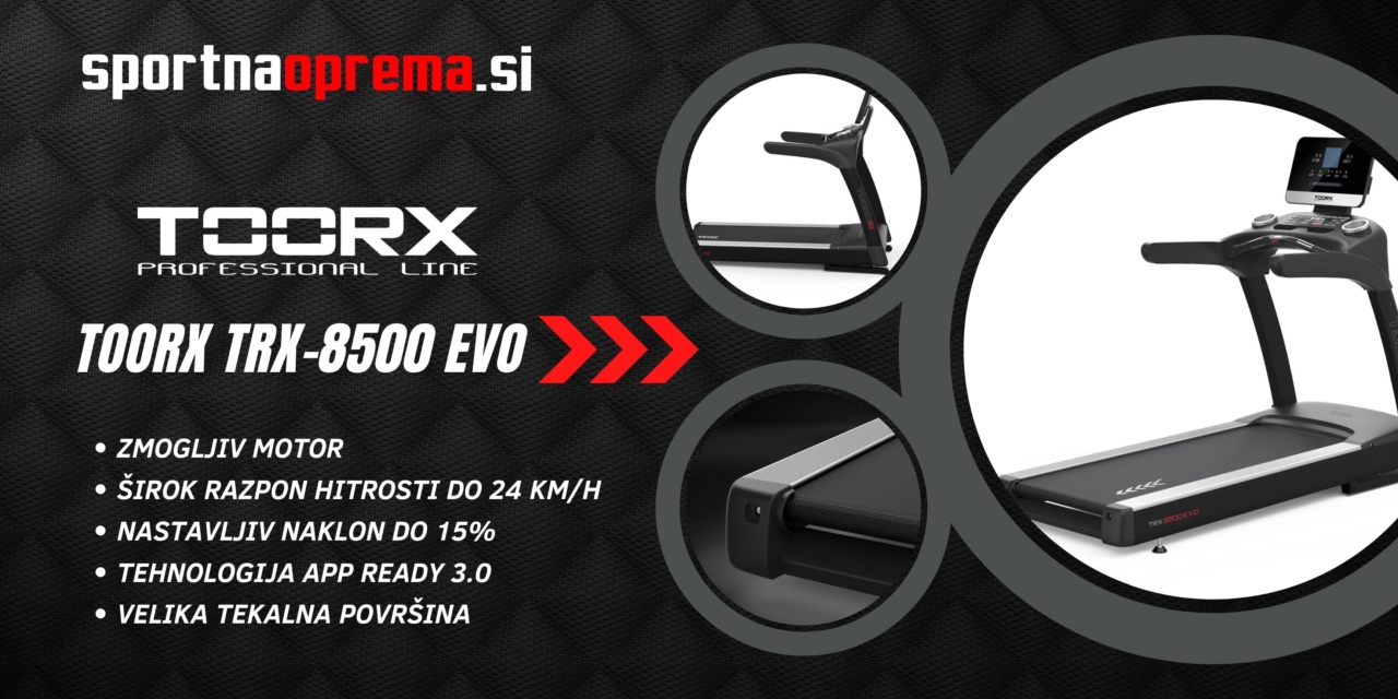 Toorx TRX-8500 EVO - tekalna steza - AC Motor - 5 PS (7 PS Peak)