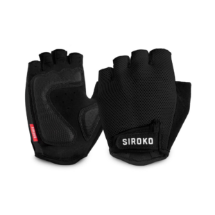 SIROKO AERO BLACK kolesarske rokavice
