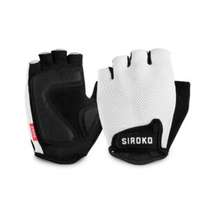 SIROKO AERO WHITE kolesarske rokavice