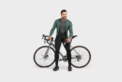 SIROKO BLACK SEA dolge moške kolesarske hlače