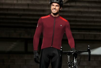 SIROKO M4 ECHELON termo moški kolesarski dres z dolgimi rokavi