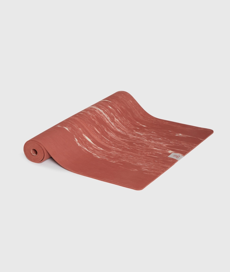 YogaSearcher Rubber Yoga Mat - 5mm - blazina za jogo - Terracotta (rdeča)