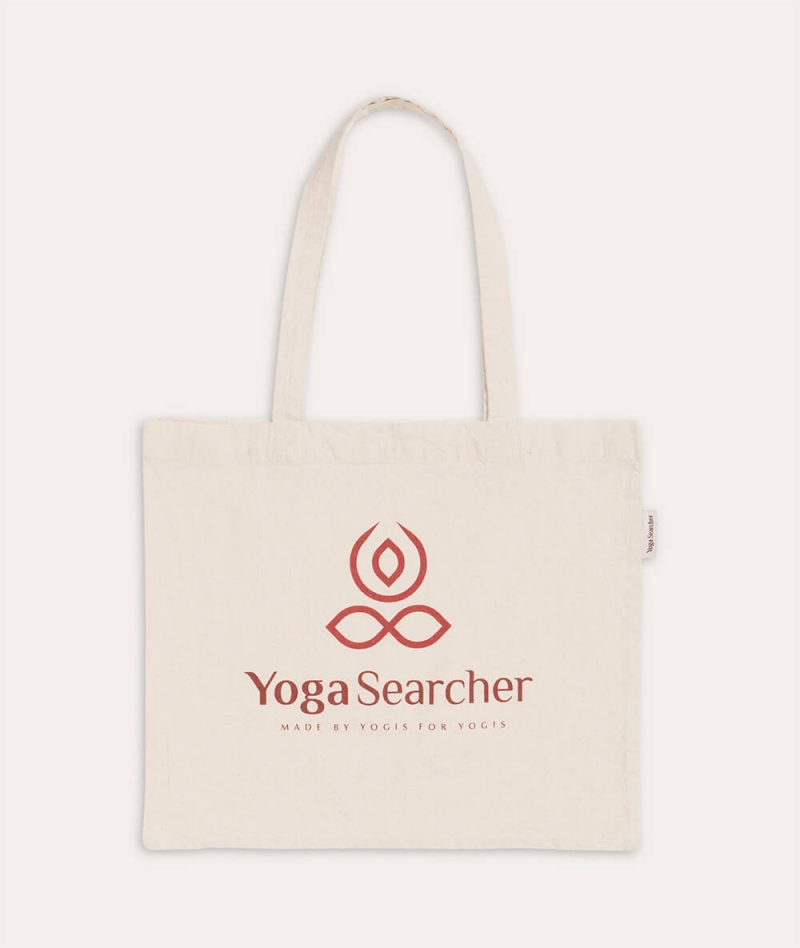 YogaSearcher TOTE BAG - Logo - torba iz bombaža