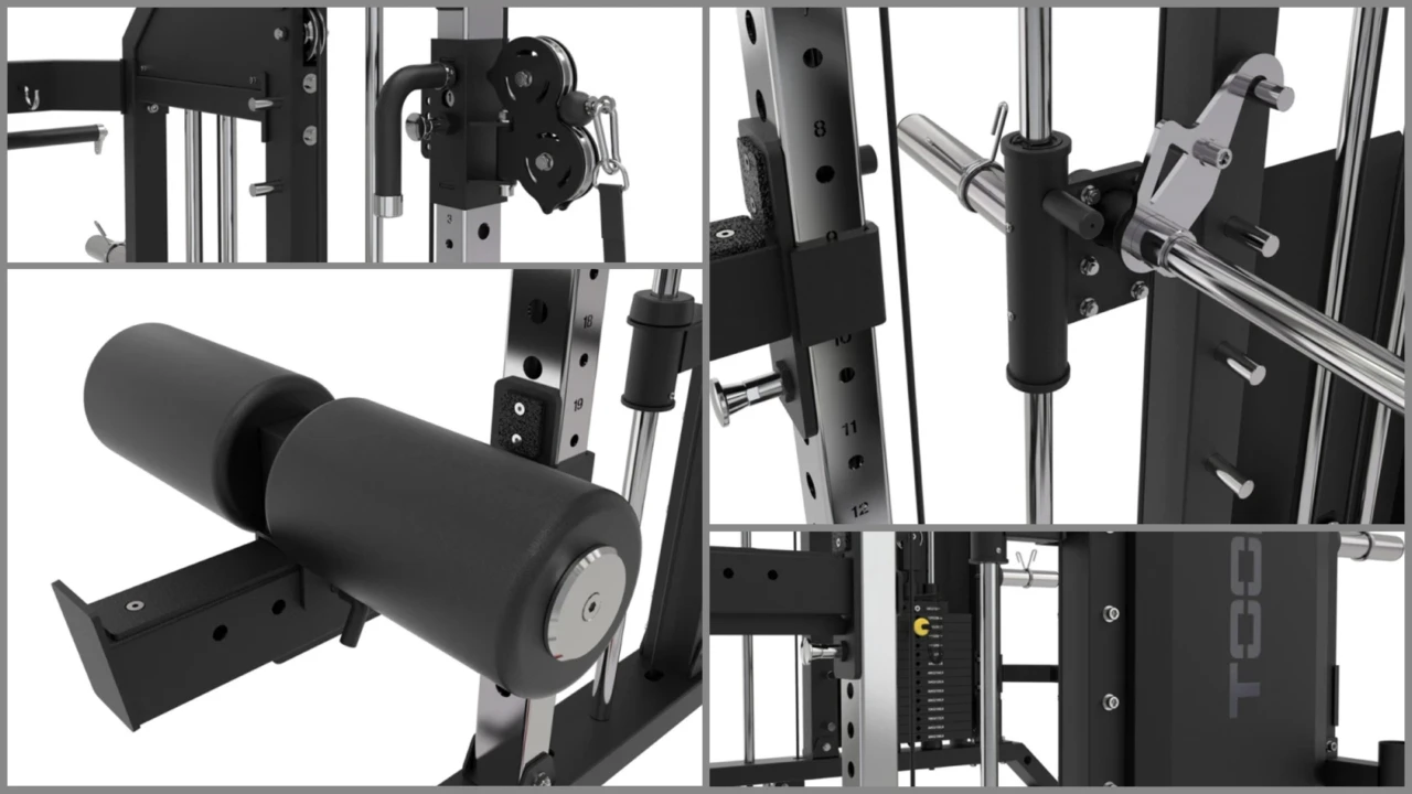 Toorx ASX-6000 - dual pulley, smith machine, rack - vsestranski domači fitnes sistem