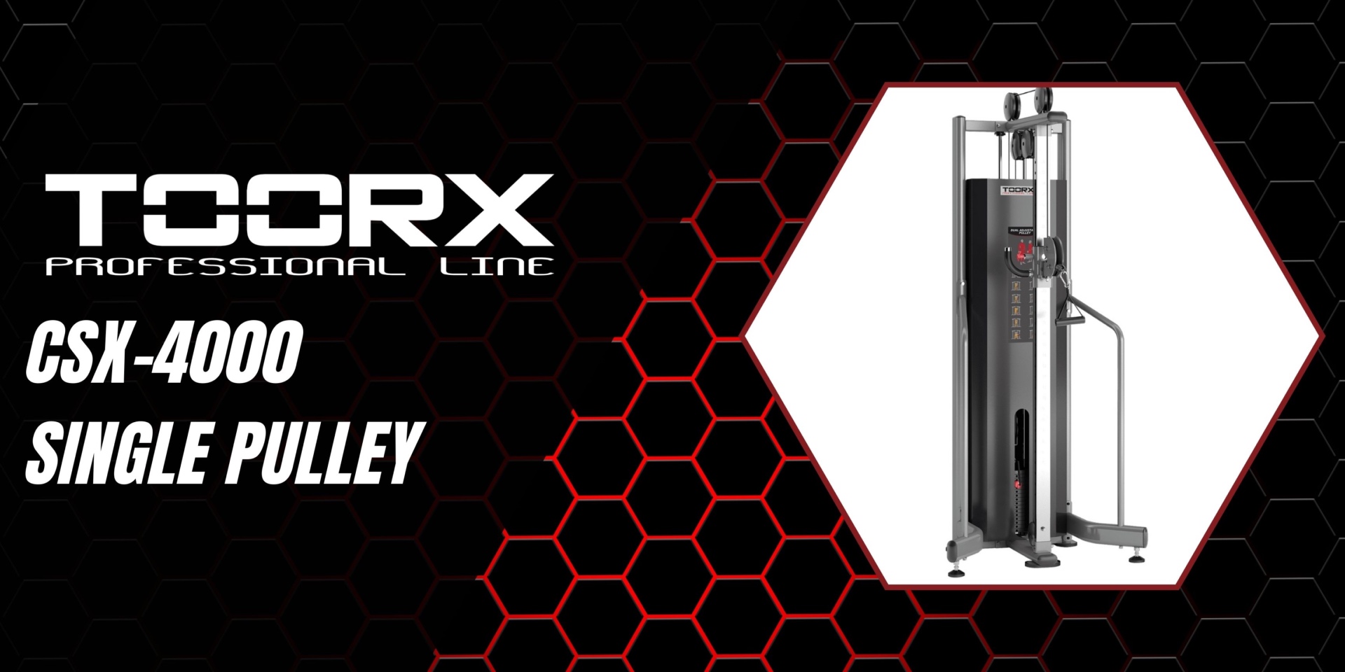 Toorx CSX-4000 Single Pulley - profesionalna naprava z enojnim škripcem