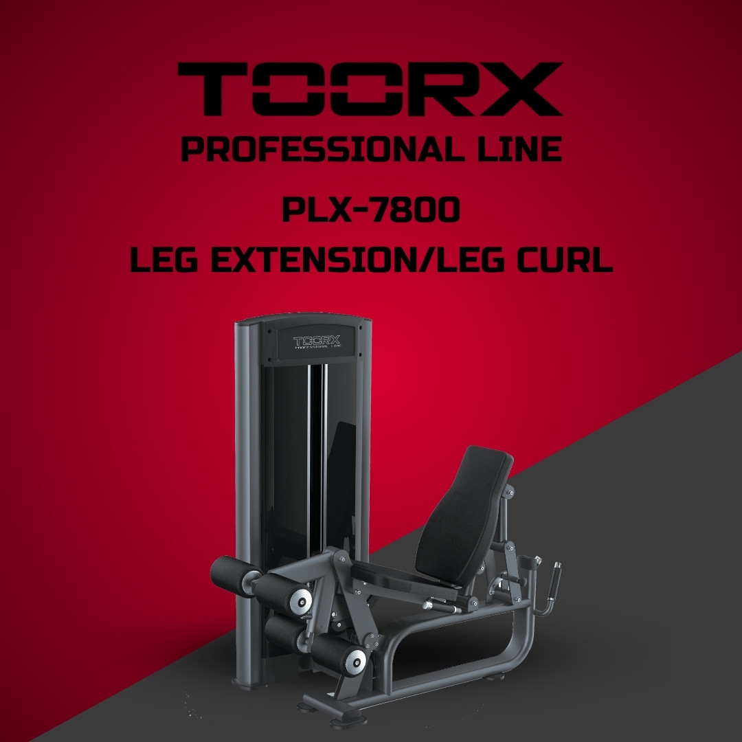 Toorx PLX-7800 Leg Extension / Leg Curl - dual function - profesionalna fitnes naprava za trening kvadricepsov in stegenskih mišic