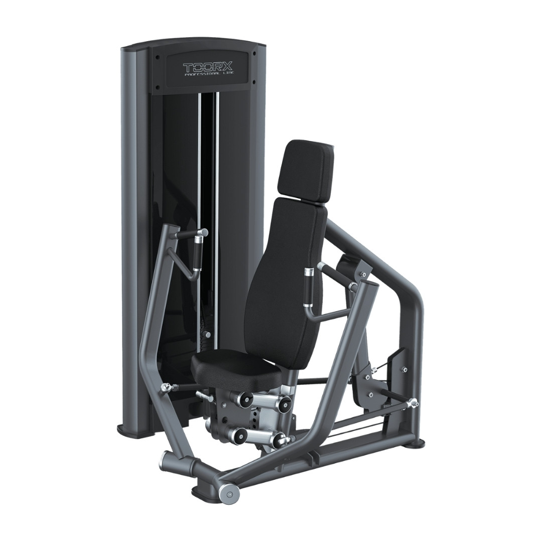 Toorx PLX-6000 Converging Chest Press - profesionalna fitnes naprava za potisk s prsi - pin loaded