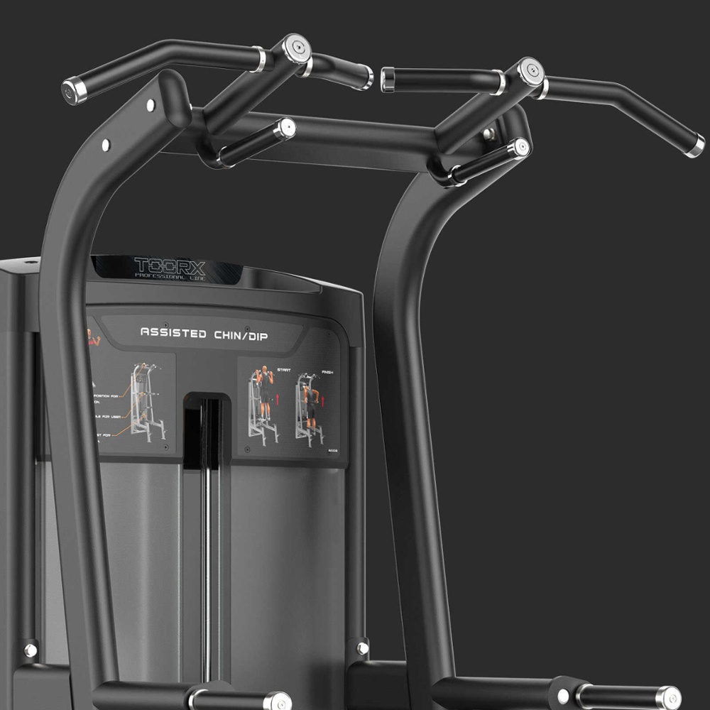 Toorx PLX 8400 Assisted Pull Up / Chin Up / Dip - profesionalna fitnes naprava za potege in dipe - pin loaded