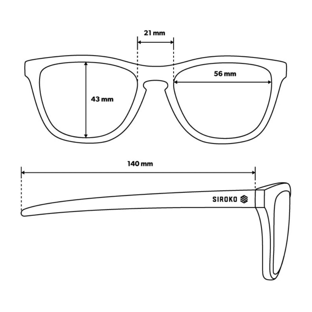 SIROKO Blockout Volley - modna sončna očala - na zalogi