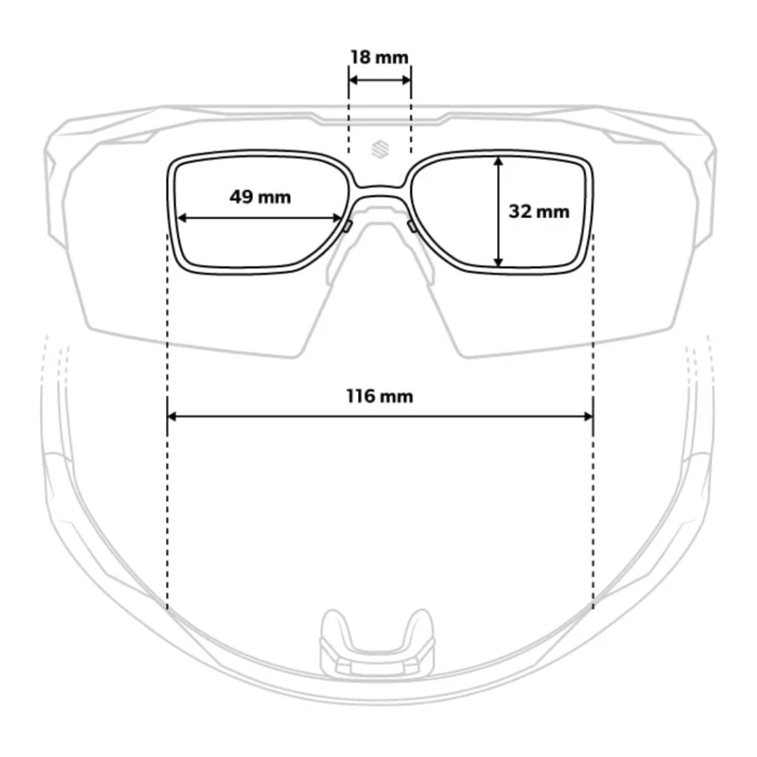 SIROKO K4 OPTICLIP - dodatek za korekcijske leče za očala K4