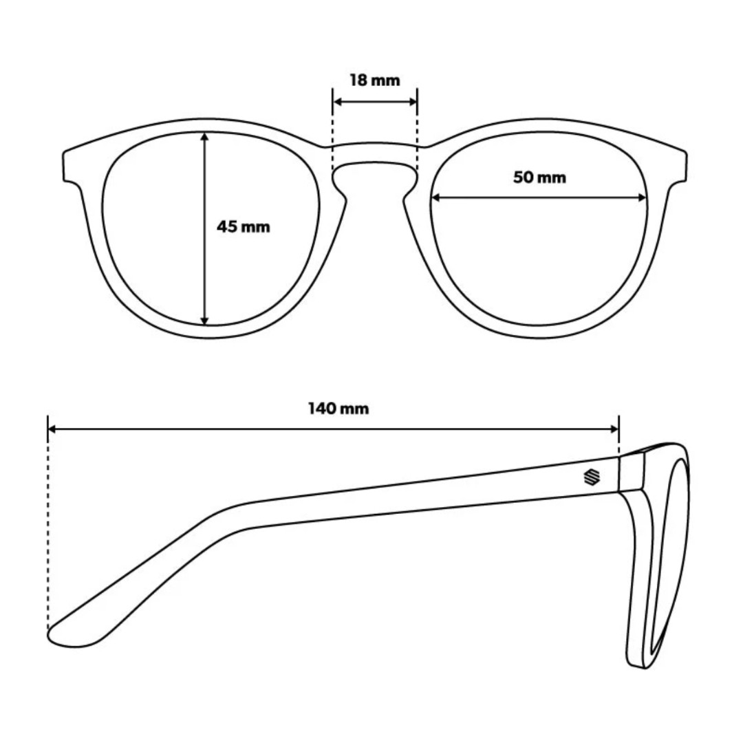 SIROKO Tarifa - okrogla modna sončna očala - na zalogi