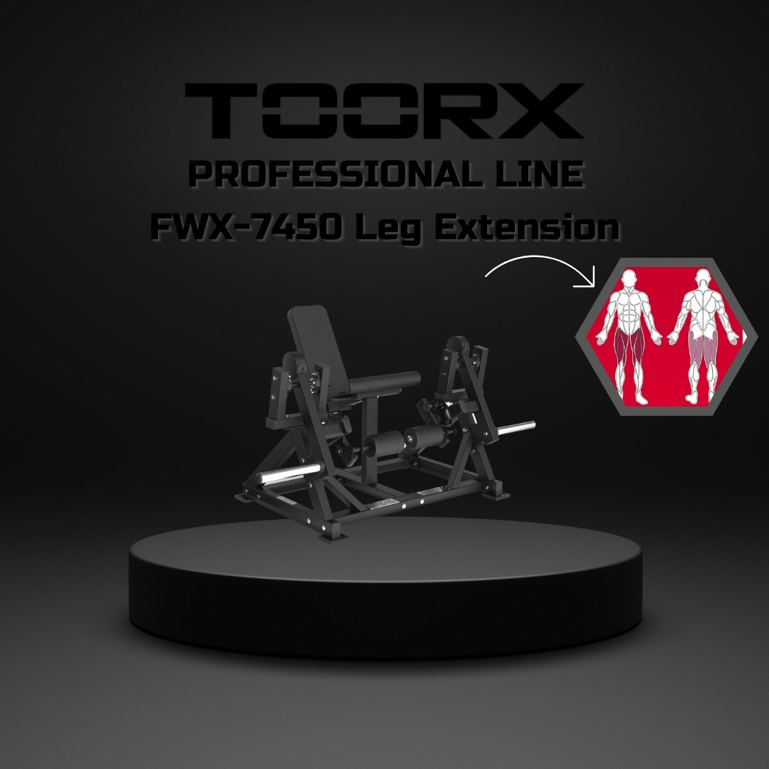 Toorx FWX-7450 Leg Extension - plate loaded - profesionalna fitnes naprava za izteg nog