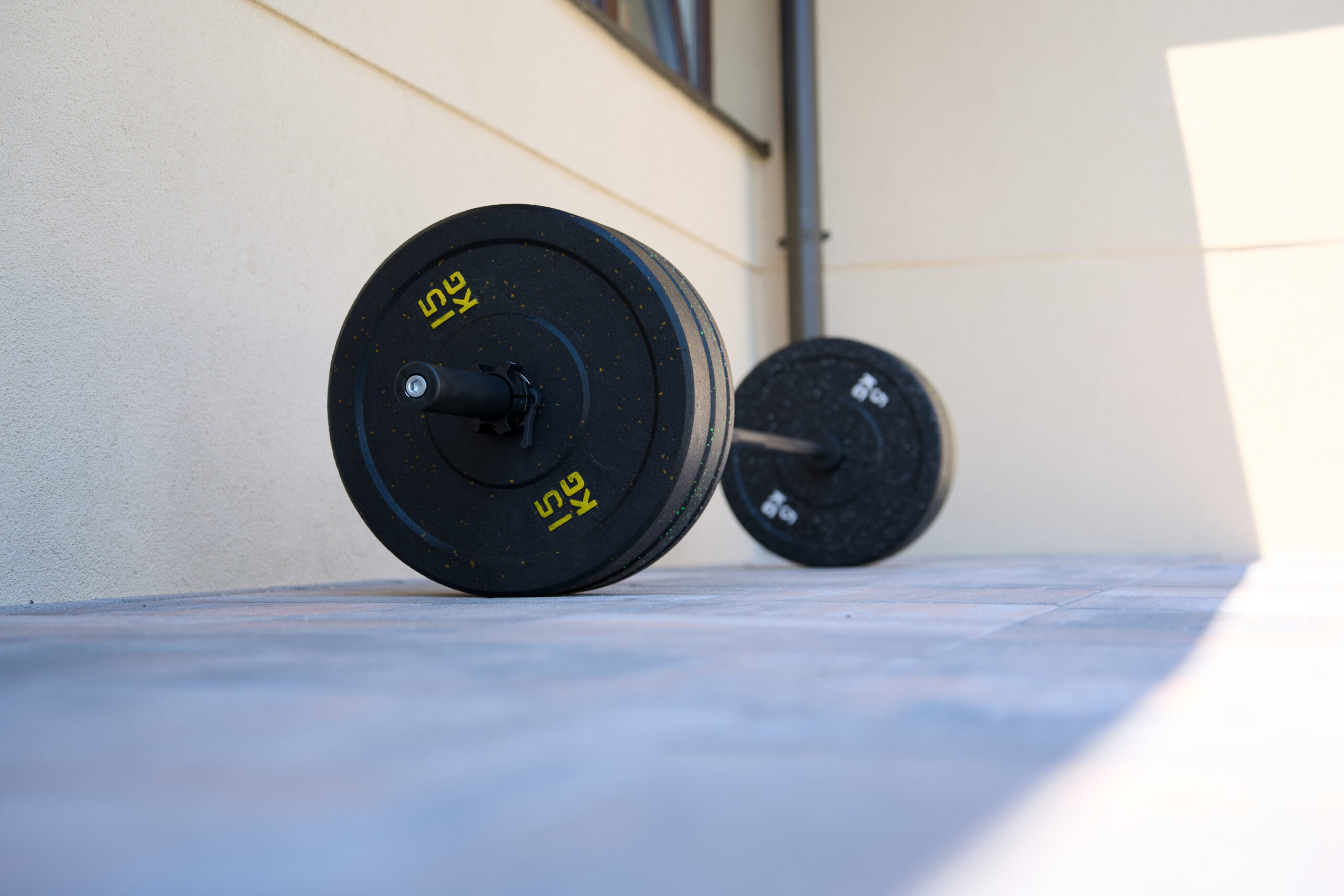 ALL BLACK HI-TEMP BUMPER KOMPLET UTEŽI 80KG z OLIMPIJSKO ČRNO PALICO 20kg - slika 7