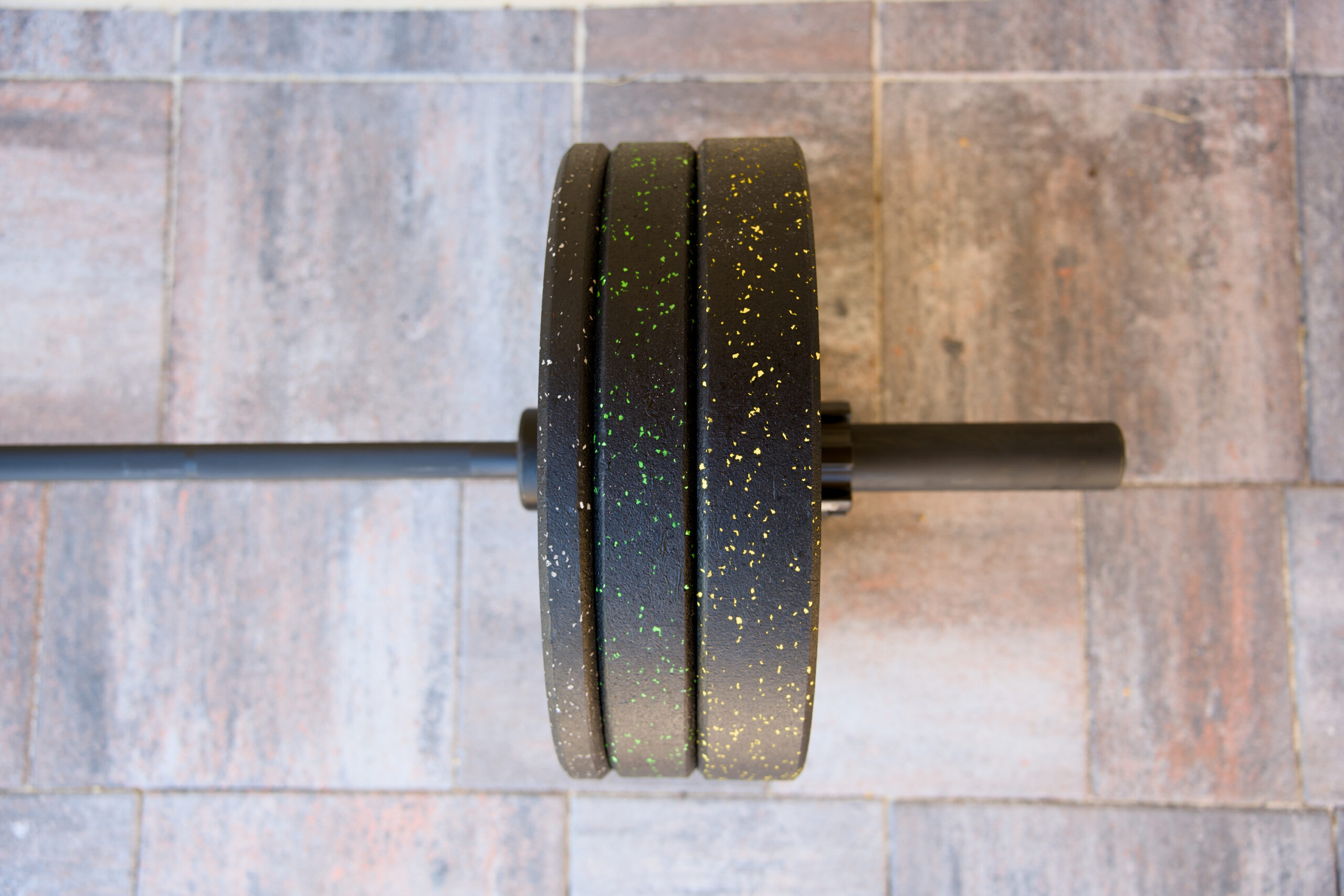 ALL BLACK HI-TEMP BUMPER KOMPLET UTEŽI 80KG z OLIMPIJSKO ČRNO PALICO 20kg - slika 6