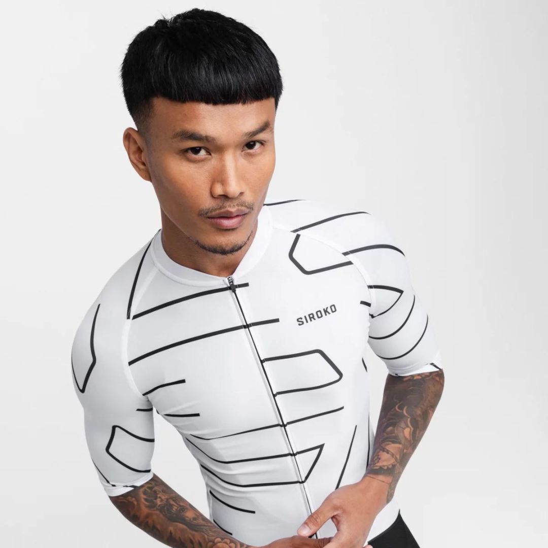 SIROKO M2 Dash - moška kolesarska majica s kratkimi rokavi