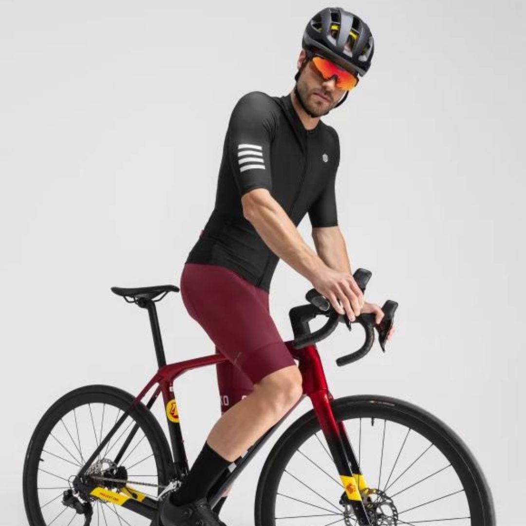 SIROKO M2 Slate - moška kolesarska majica s kratkimi rokavi