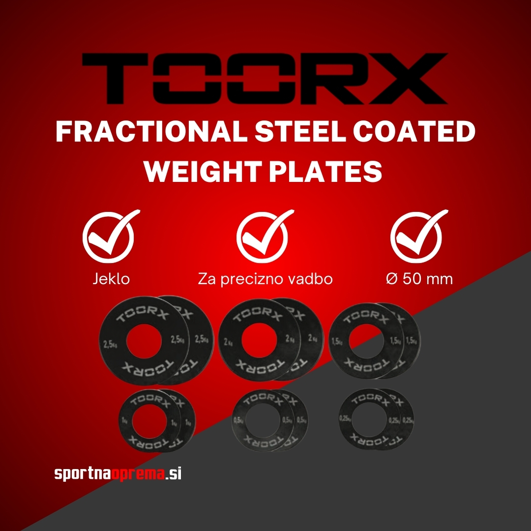 Toorx Fractional Steel Coated Weight Plates