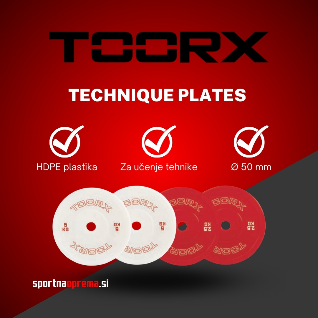 Toorx Technique Plates - olimpijski utežni diski za razvoj tehnike