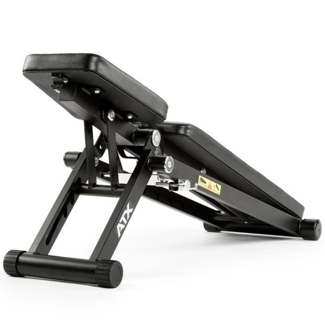 ATX Zložljiva večnamenska klop - črna