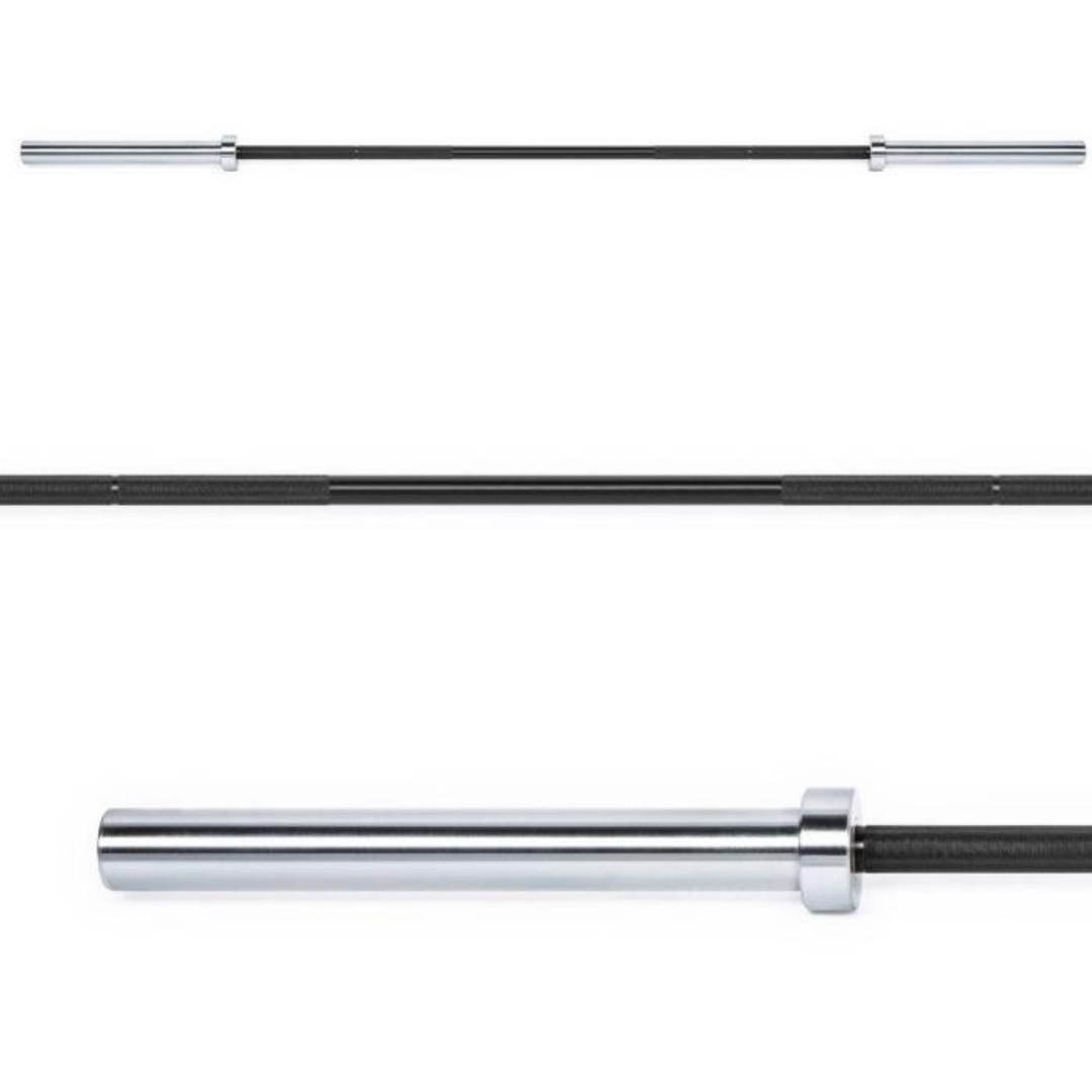 ATX® RAM BAR II - Powerlifting Bar - PRO Series - Black Oxid / Hartchrome