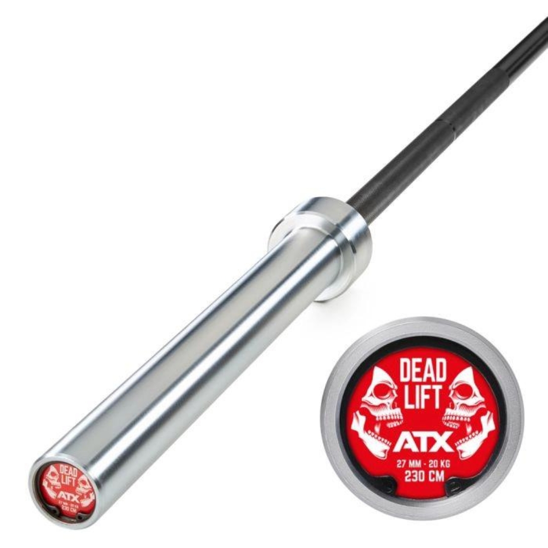 ATX® RAM BAR II - Powerlifting Bar - PRO Series - Black Oxid / Hartchrome