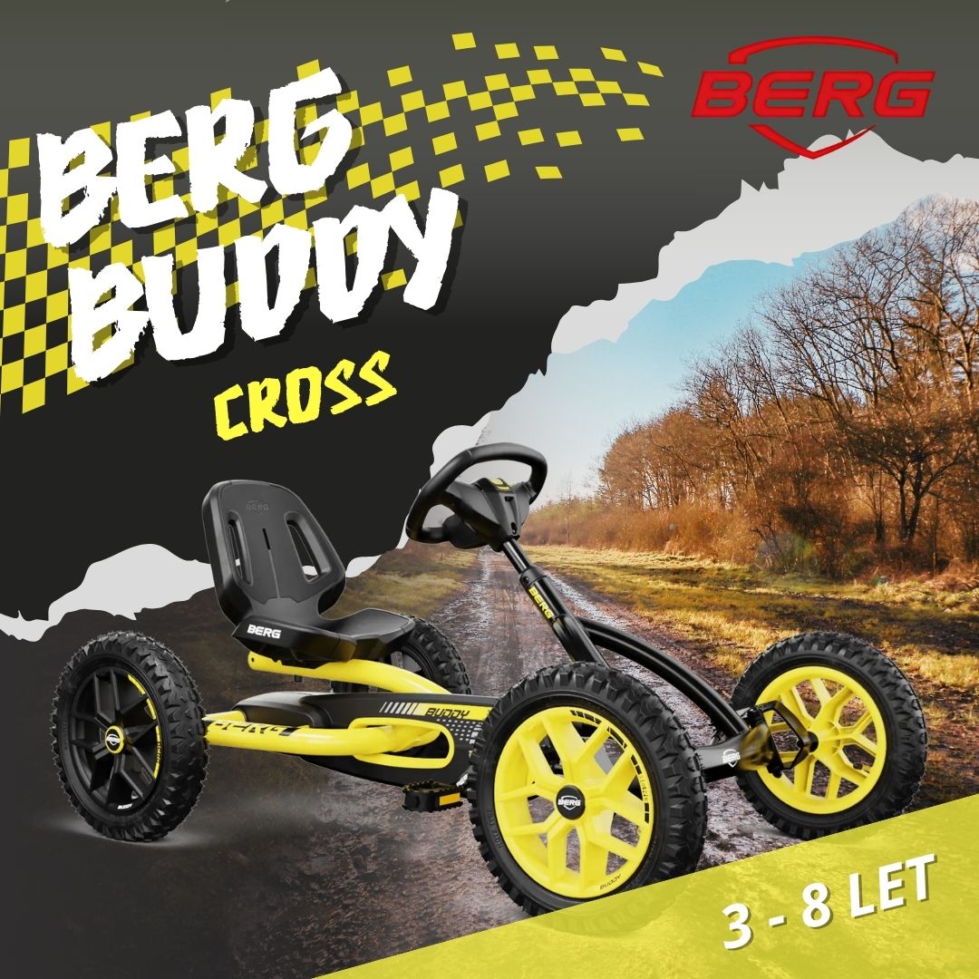 Berg Buddy Cross - otroški gokart - 3-8 let - offroad