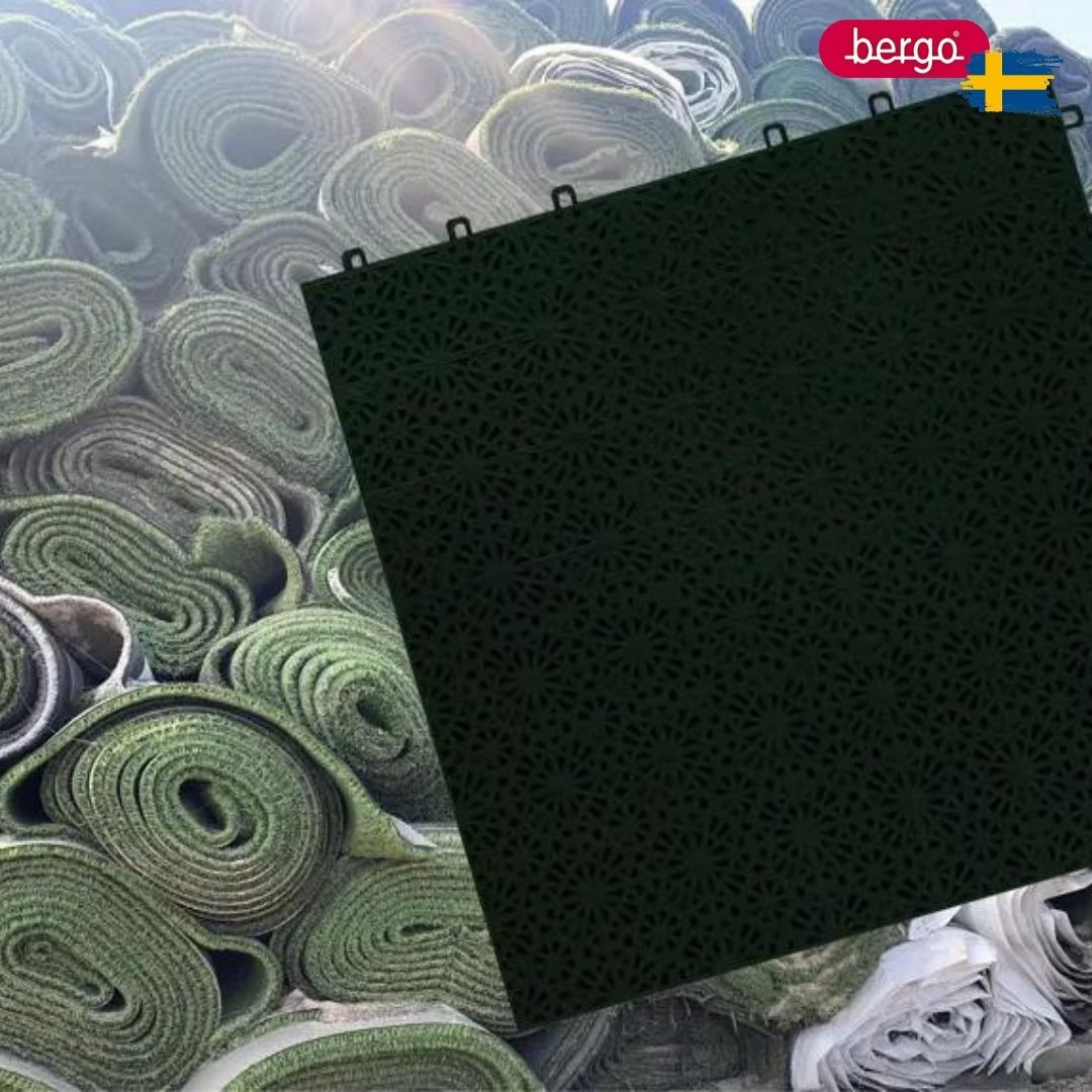 Bergo Ultimate PLUS™ by GreenMatter - Talne plošče - Močna talna obloga za vse vremenske razmere, izdelana iz 50 % reciklirane umetne trave