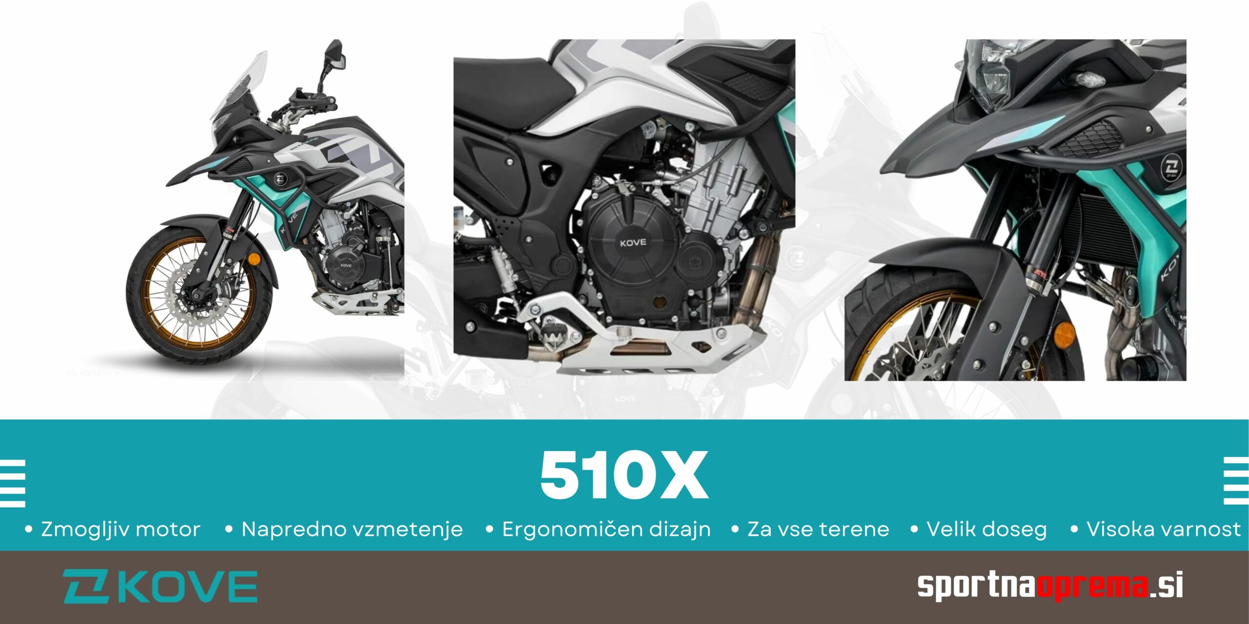 KOVE MOTO 510X - Idealni Adventure Motor za Pustolovce