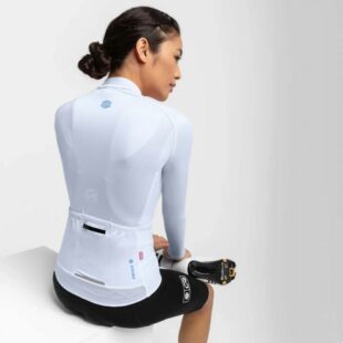 SIROKO M2 Oceania - ženska oprijeta kolesarska majica z dolgimi rokavi