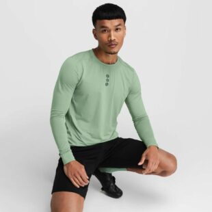 SIROKO Spruce - moška široka kolesarska majica z dolgimi rokavi