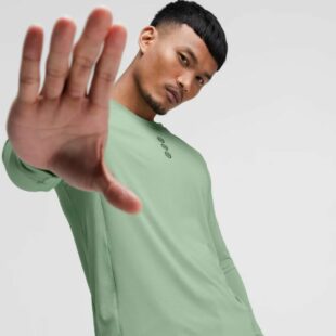 SIROKO Spruce - moška široka kolesarska majica z dolgimi rokavi