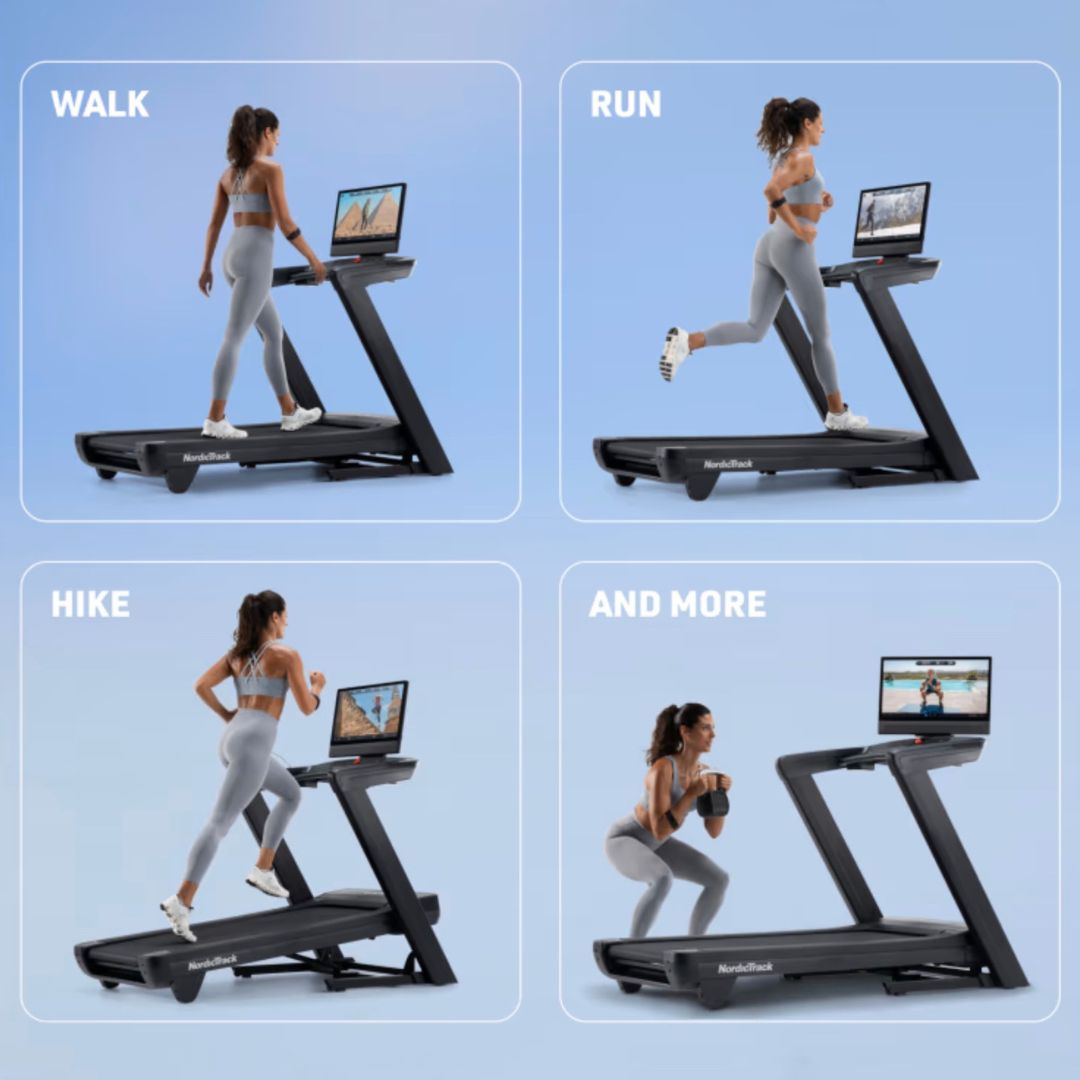 NordicTrack Commercial 2450 je vrhunska tekalna steza s 4,25 CHP motorjem, 24" zaslonom in iFit treningi, idealna za tekače in rekreativce.