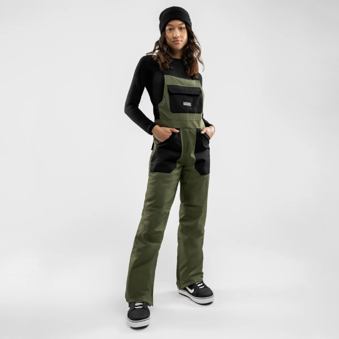 SIROKO B1 Klosters-W ženske smučarske hlače z naramnicami - vodoodporne in zračne