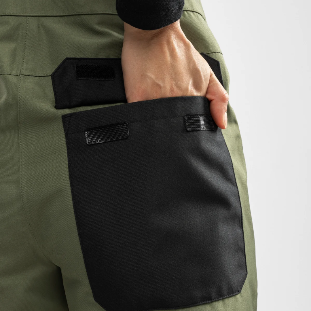 SIROKO B1 Klosters-W ženske smučarske hlače z naramnicami - vodoodporne in zračne