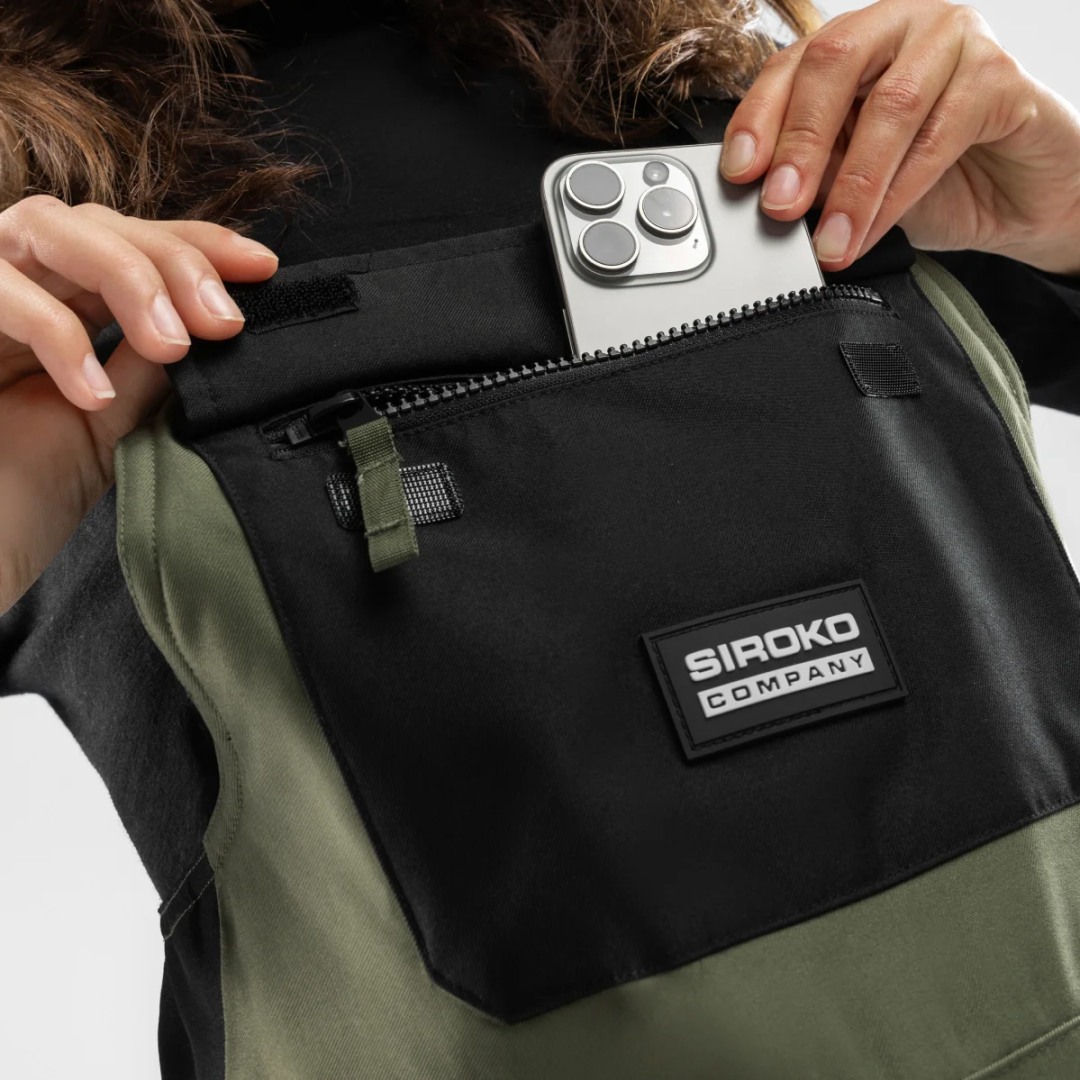 SIROKO B1 Klosters-W ženske smučarske hlače z naramnicami - vodoodporne in zračne