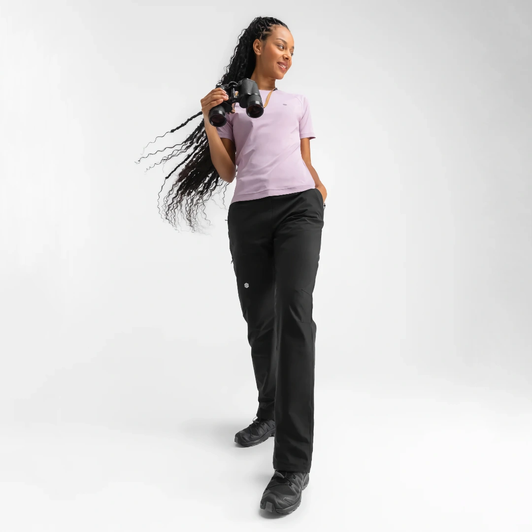 SIROKO Stave - Ženska pohodniška majica s kratkimi rokavi - lahkotnost in zaščita za vsak izziv