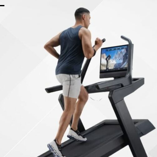 NordicTrack X24 Treadmill - tekalna steza - 4,25 CHP - od -3% do 40% naklona - 24″ HD zaslon na dotik - gratis iFit letna naročnina