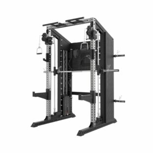 TOORX ASX 8000 All-In-One – večnamenska profesionalna postaja z dual pulley sistemom, smith vodili in rackom