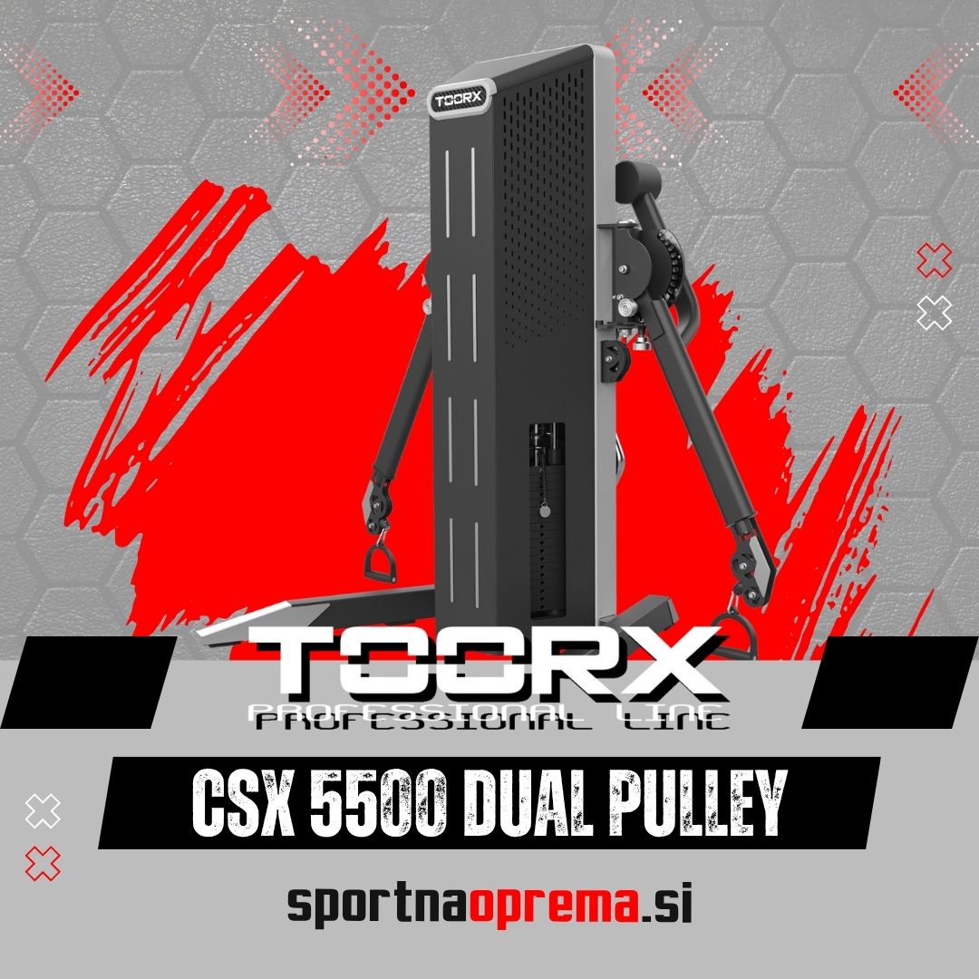 Toorx CSX-5500 Dual Pulley | 2 x 90 kg | Profesionalni dvojni škripec za vrhunski trening moči! | po naročilu (rok dobave 7 do 14 dni)