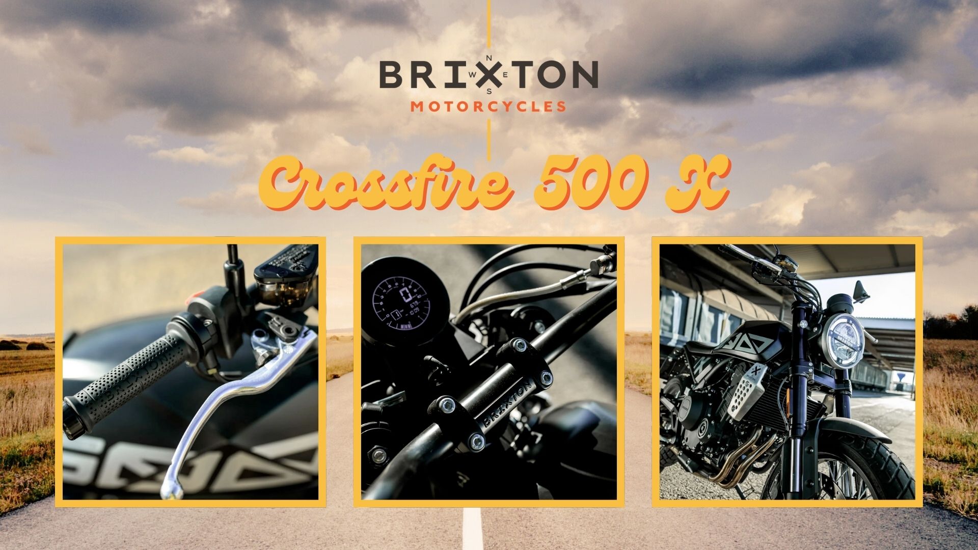 Dvovaljni motor (486 ccm) na Crossfire 500 X s celotnim izpušnim sistemom iz nerjavečega jekla