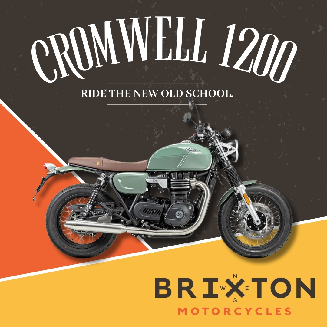 Brixton Cromwell 1200 z LED žarometom in klasično vilico