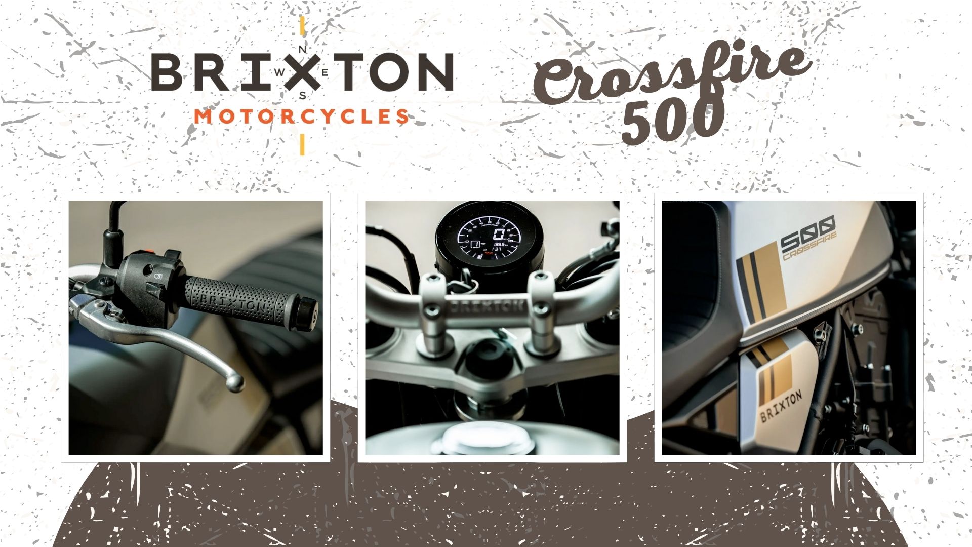 Brixton Crossfire 500 – Bullet Silver, stranski pogled na letališki stezi